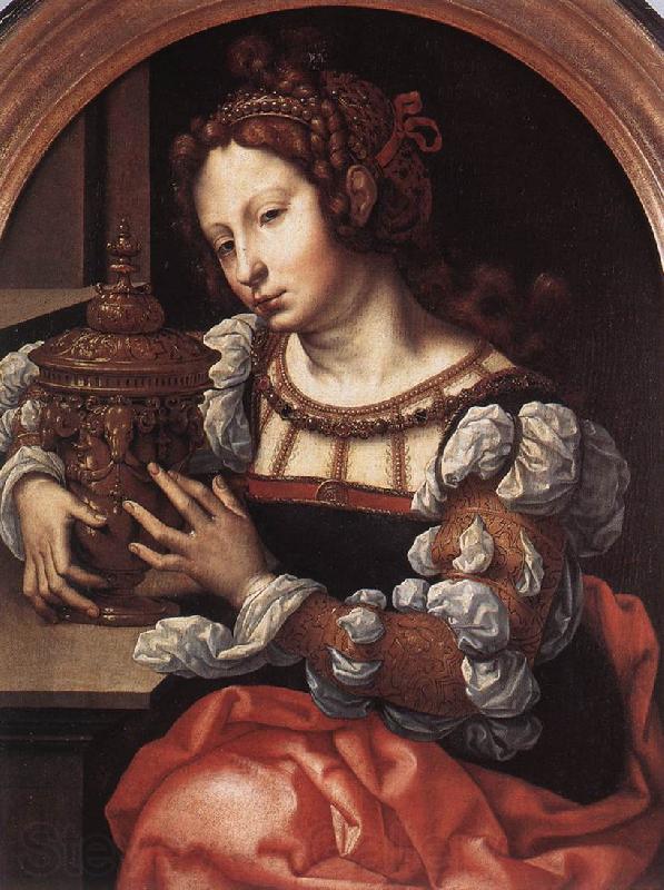GOSSAERT, Jan (Mabuse) Lady Portrayed as Mary Magdalene sdf Norge oil painting art